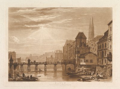 Basle Liber Studiorum, parte I, placa 5 de Joseph Mallord William Turner
