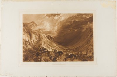 Ben Arthur, lámina 69 de Liber Studiorum de Joseph Mallord William Turner