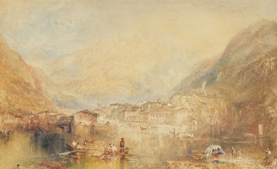 Brunnen desde el Lago de Lucerna de Joseph Mallord William Turner