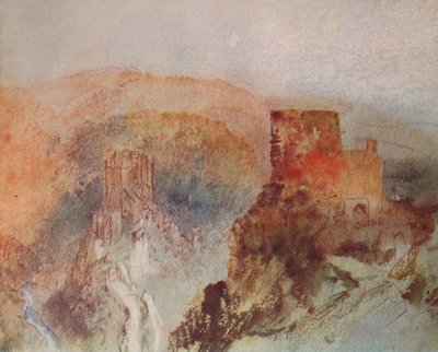 Burg Eltz y Trutz Eltz desde el norte, 1840 de Joseph Mallord William Turner