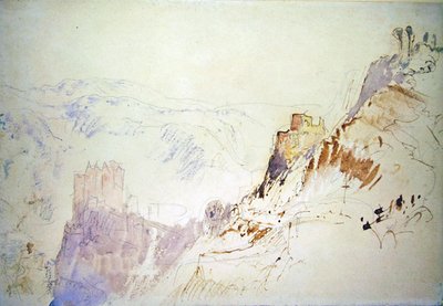 Burg Eltz desde el norte de Joseph Mallord William Turner