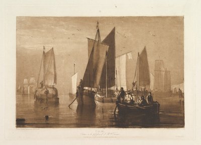 Calma Liber Studiorum, parte IX, placa 44 de Joseph Mallord William Turner