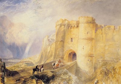 Castillo de Carisbrook, Isla de Wight de Joseph Mallord William Turner