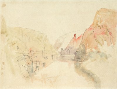 Castillo de Traben-Trarbach en el Mosela de Joseph Mallord William Turner