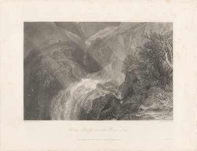 Puente de Cadena sobre el Río Tees, 1838 de Joseph Mallord William Turner