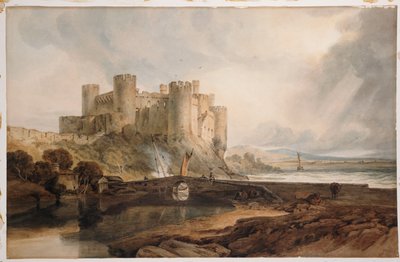 Castillo de Conway, c.1802 de Joseph Mallord William Turner