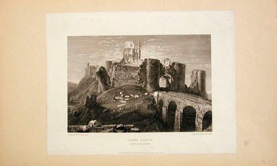Castillo de Corfe, Dorsetshire de Joseph Mallord William Turner