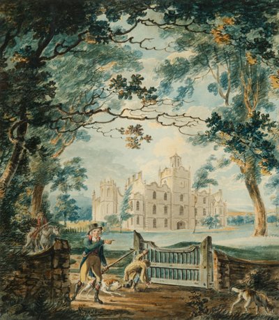 Casa Cote, Cerca de Bristol, 1792 de Joseph Mallord William Turner