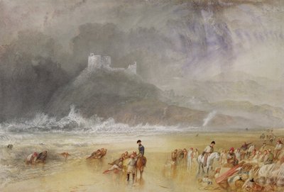 Castillo de Criccieth, Gales del Norte, c.1835 de Joseph Mallord William Turner
