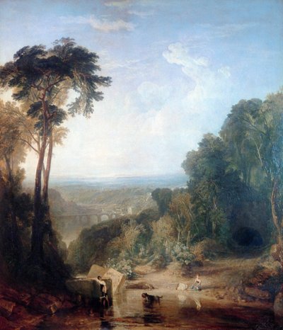 Cruzando el arroyo, c1815 de Joseph Mallord William Turner