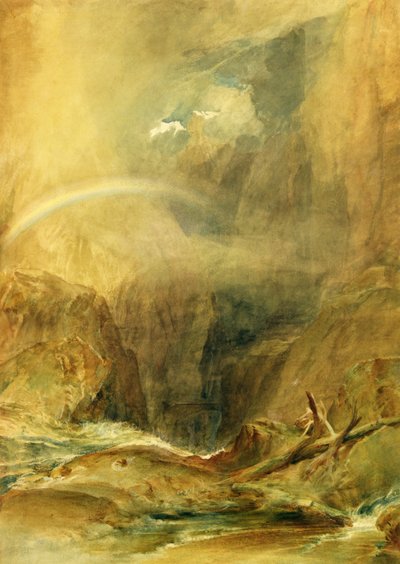 Puente del Diablo, Paso de San Gotardo, c.1804 de Joseph Mallord William Turner