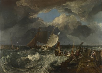 El muelle de Calais de Joseph Mallord William Turner
