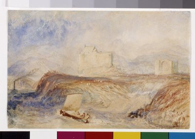Dunstaffnage (acuarela y gouache sobre papel blanco) de Joseph Mallord William Turner