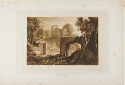 Puerta Este, Winchelsea, lámina 67 de Liber Studiorum de Joseph Mallord William Turner