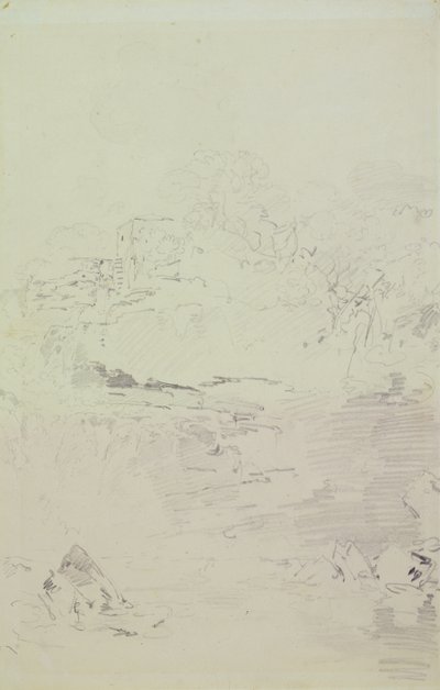 Cataratas del Clyde, c.1801 de Joseph Mallord William Turner