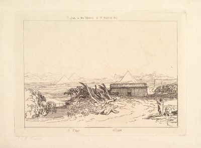 Quinta plaga de Egipto Liber Studiorum, parte III, lámina 16, 1808 de Joseph Mallord William Turner