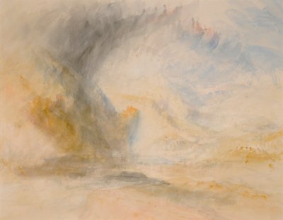 Pie de San Gotardo, c.1842 de Joseph Mallord William Turner