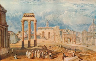Foro Romano, 1818 de Joseph Mallord William Turner
