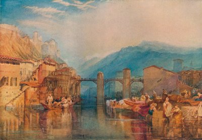 Puente de Grenoble, 1824 de Joseph Mallord William Turner