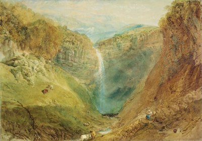 Cascada de Hardraw, Yorkshire, c.1820 de Joseph Mallord William Turner
