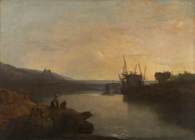 Harlech Castle, from Tygwyn Ferry, Summer