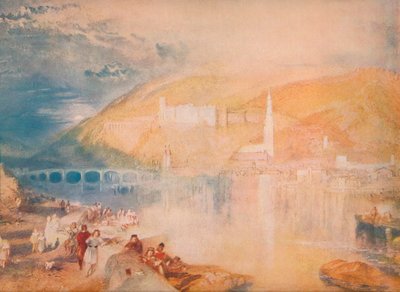Heidelberg al atardecer de Joseph Mallord William Turner