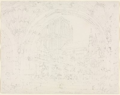 Hereford Cathedral de Joseph Mallord William Turner