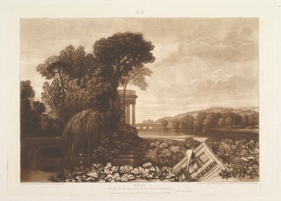 Isis Liber Studiorum, parte XIV, placa 68, 1 de enero de 1819 de Joseph Mallord William Turner