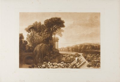 Isis, placa 68 de Liber Studiorum de Joseph Mallord William Turner