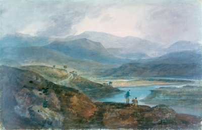 Lago, Escocia, 1801-1802 de Joseph Mallord William Turner
