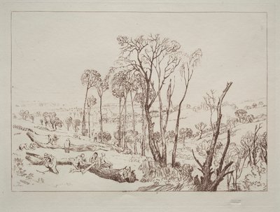 Liber Studiorum: Crowhurst, Sussex de Joseph Mallord William Turner