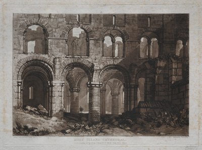 Liber Studiorum: Catedral de Holy Island de Joseph Mallord William Turner