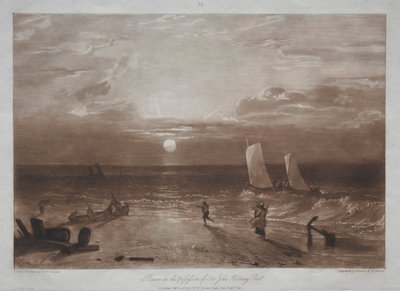 Liber Studiorum: Paisaje marino de Mildmay de Joseph Mallord William Turner