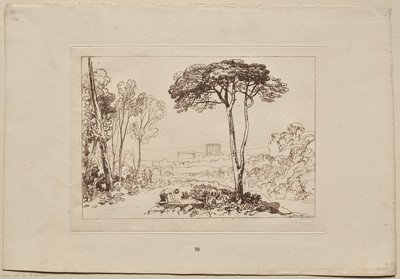Liber Studiorum: Escena en la Campagna de Joseph Mallord William Turner