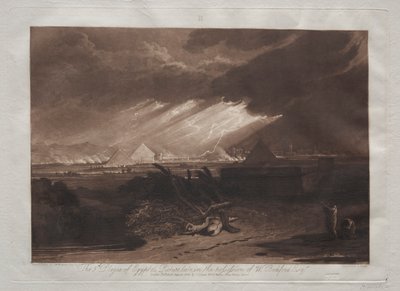Liber Studiorum: La quinta plaga de Egipto de Joseph Mallord William Turner