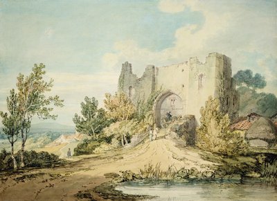 Puerta del Castillo de Llanblethian de Joseph Mallord William Turner