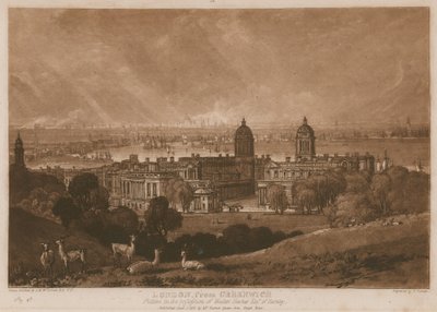 Londres desde Greenwich de Joseph Mallord William Turner