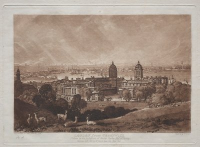 Londres desde Greenwich de Joseph Mallord William Turner
