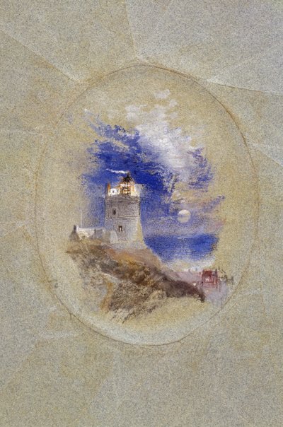 Faro de Lowestoffe, c.1827 (gouache sobre papel) de Joseph Mallord William Turner