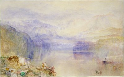 Lucerna, atardecer de Joseph Mallord William Turner
