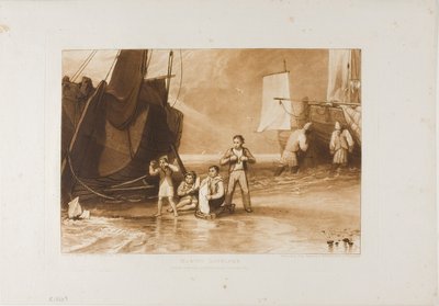 Diletantes marinos, lámina 29 de Liber Studiorum de Joseph Mallord William Turner
