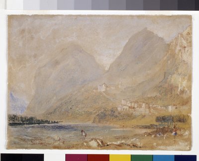 Martinswand, cerca de Innsbruck (acuarela y gouache sobre papel gris) de Joseph Mallord William Turner