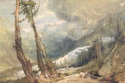 Mere de Glace, en el Valle de Chamouni, Suiza de Joseph Mallord William Turner