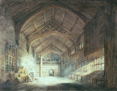 Mitton Hall, Lancashire de Joseph Mallord William Turner