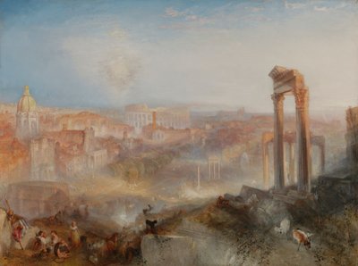 Roma moderna, Campo Vaccino de Joseph Mallord William Turner