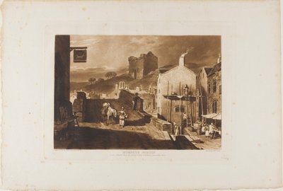 Morpeth, lámina 21 de Liber Studiorum de Joseph Mallord William Turner
