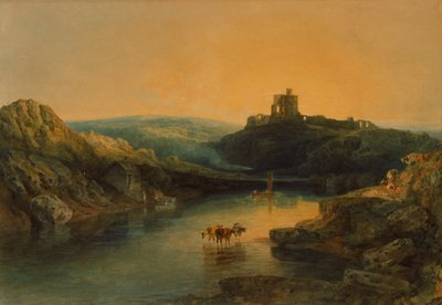 Castillo de Norham: Mañana, c.1797 de Joseph Mallord William Turner