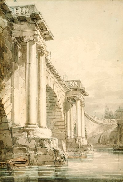 El viejo puente de Blackfriars de Joseph Mallord William Turner