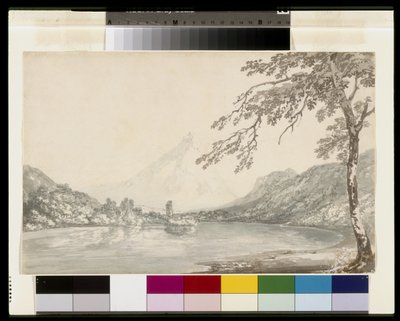 En el Aar entre Unterseen y el lago de Brienz de Joseph Mallord William Turner