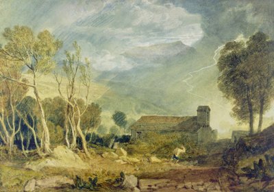 Iglesia vieja de Patterdale, c.1810-15 de Joseph Mallord William Turner